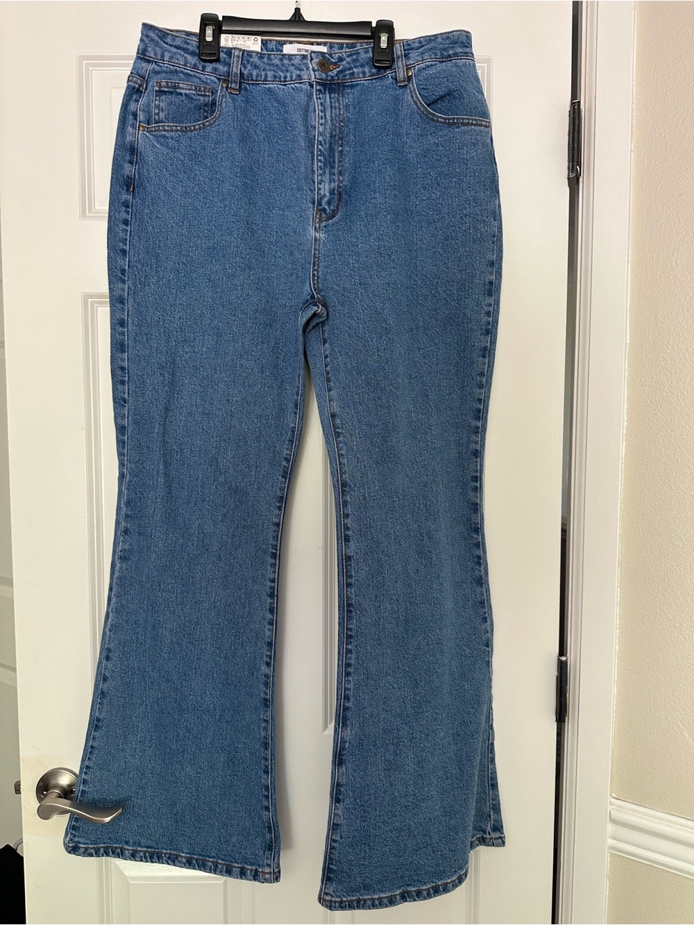Cotton On Women's Medium Blue Flare Jeans